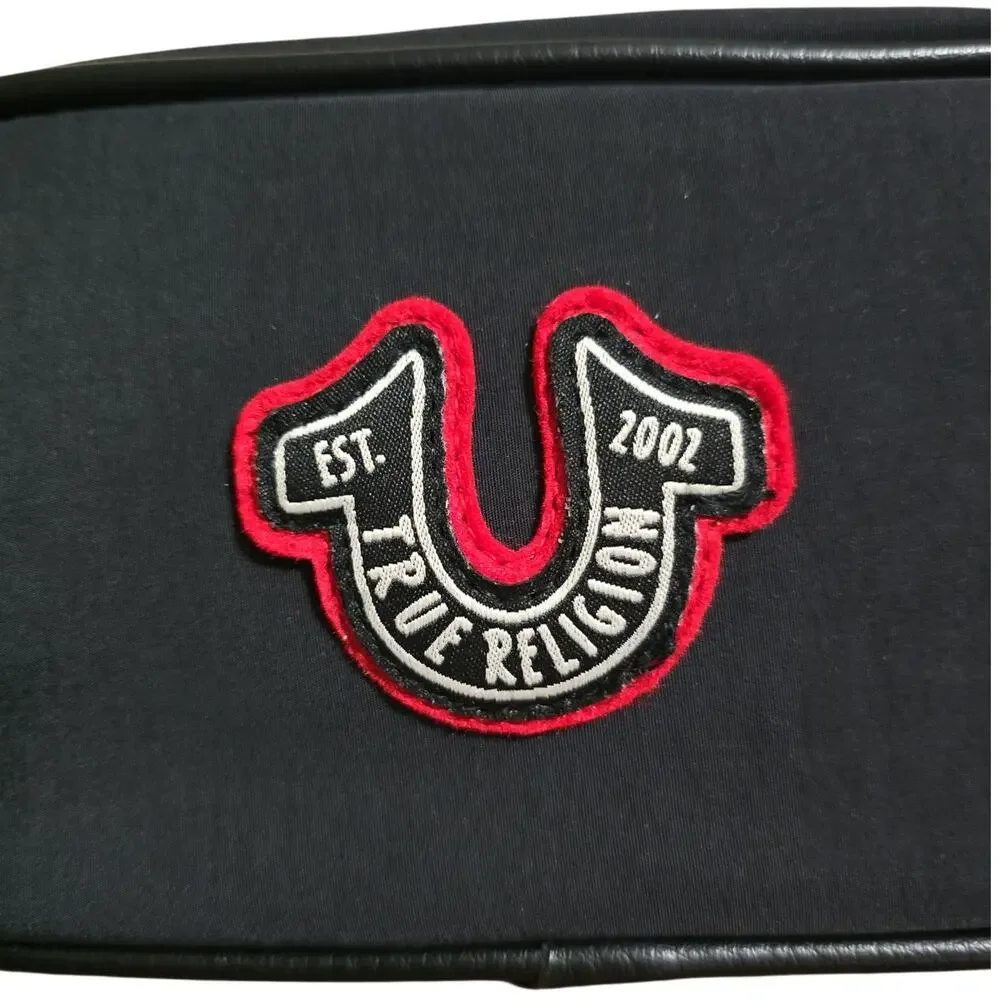 True Religion Toiletry Bag Grooming Dopp Kit Travel Shave Cosmetic Case Penn Blk